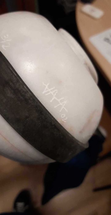 Peça de Arte - Pendulo em aço com pedra alpinina