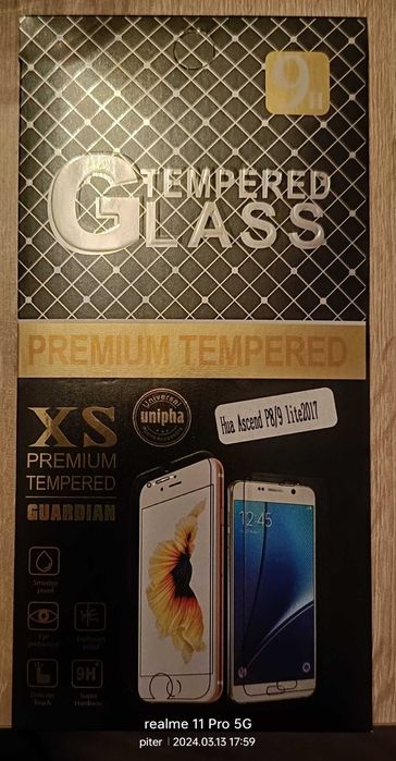 Szkło hartowane Huawei P8/9 lite 2017