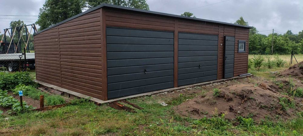 Garaż blaszany garaże blaszane blaszak Premium Montaż Gratis