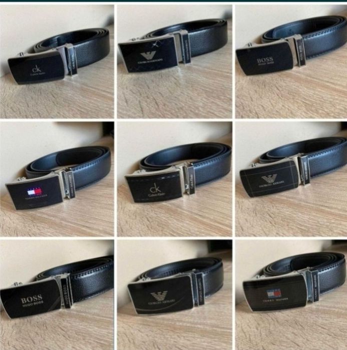 Nowy Skórzany Pasek Męski Tommy Hugo Lacoste CK Calvin