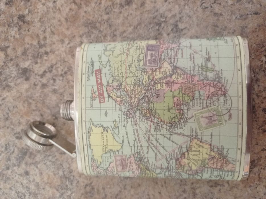 Фляга з нержавіючої сталі