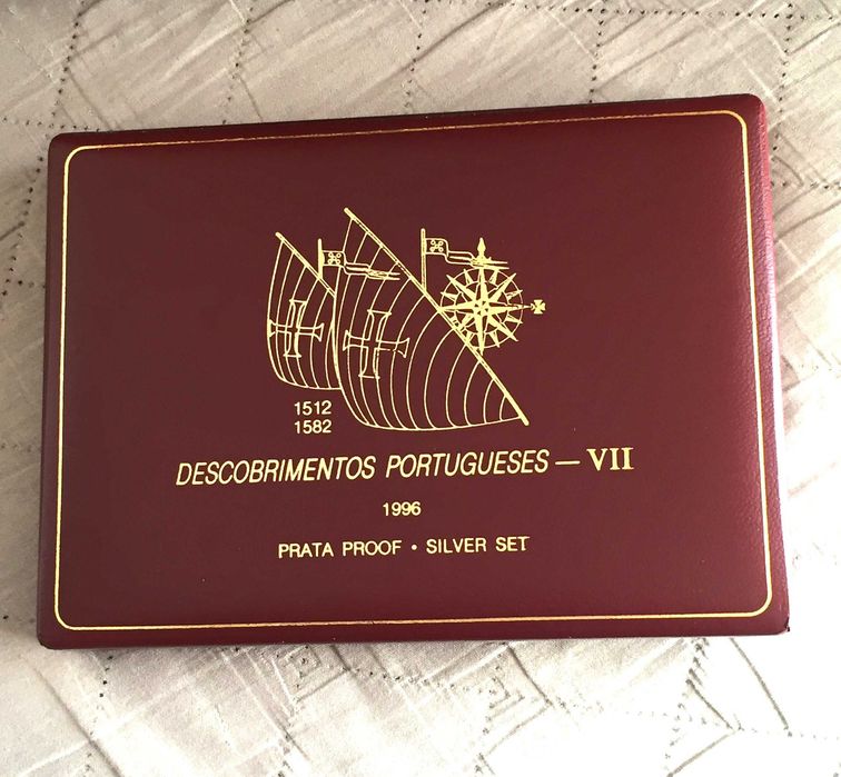 Estojo 4 moedas 200 Escudos prata PROOF Descobrimentos Portugueses-INCM-Série VII