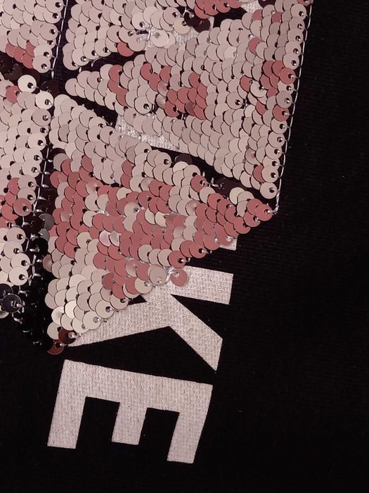 (NOVA, PORTES GRÁTIS) ZARA: Sweatshirt Aplique de Lantejoulas Diamante