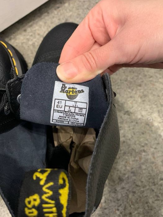 Черевики Dr. Martens Jadon Platform 40 41 чорні шкіряні на платформі