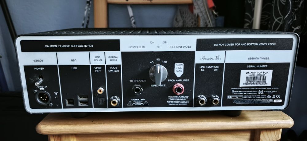 Universal Audio OX Amp Top Box | Stan Idealny, Domowe Studio, Test