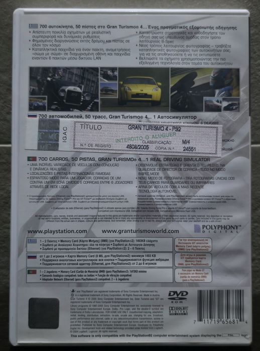 Gran Turism 4 jogo PlayStation 2