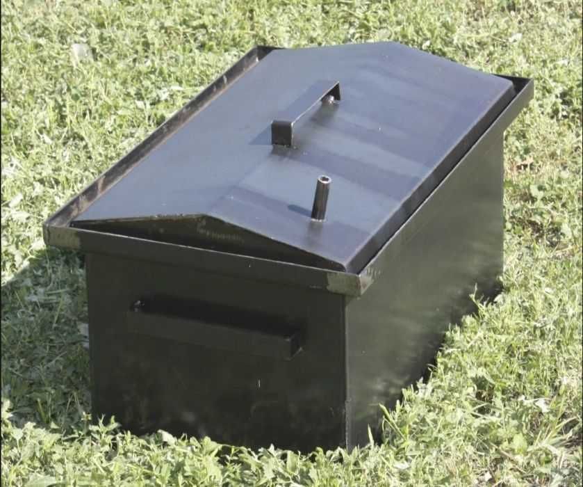 #️⃣ Домашняя коптильня з гидрозатвором. Коптилка для горячего копчения