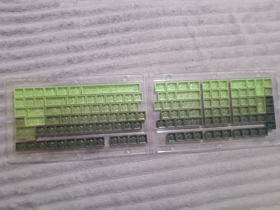 Клавіши для клавіатури колір зелений чай.