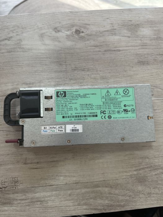 Fonte Alimentação Servidor Hp 1200w
