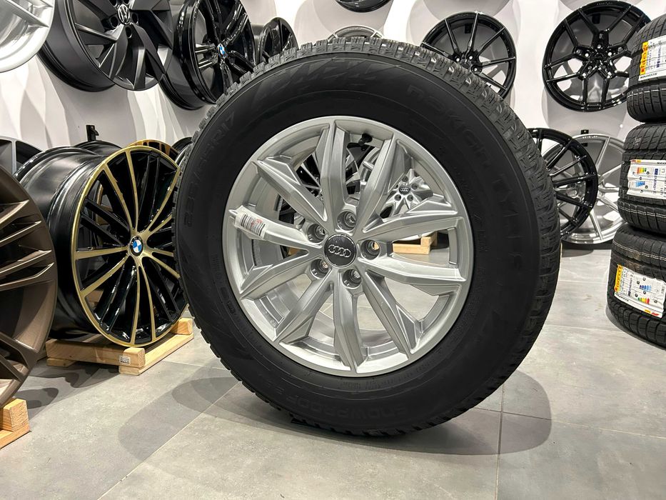 Oryginalne koła zimowe 17 5x112 Audi Q5 235/65r17 Nokian 2024r