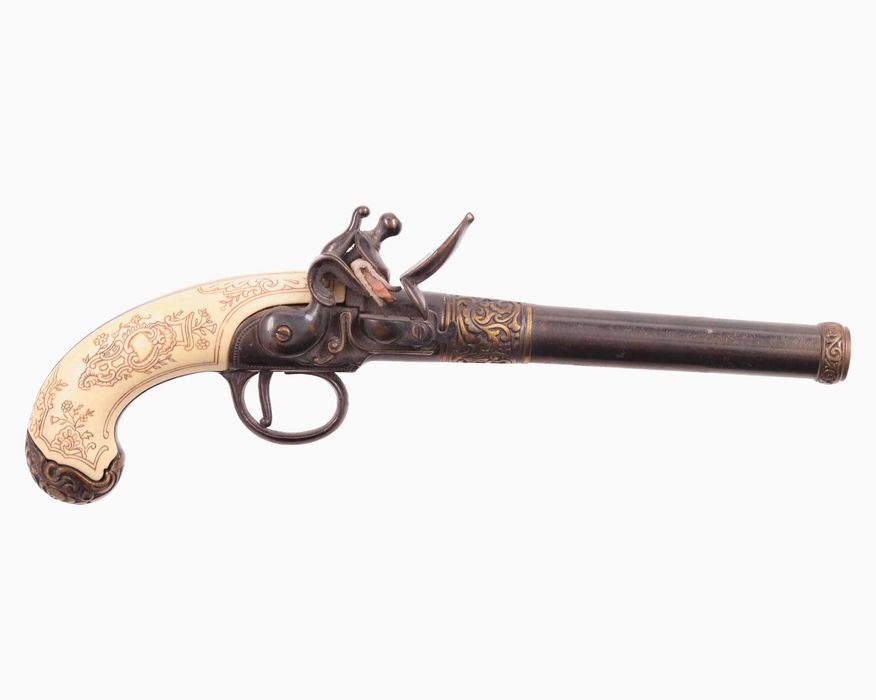 Pistola de Pederneira - Liege XVIIIe S (REPLICA)