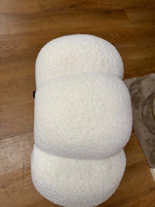 Puff Almofadado Branco