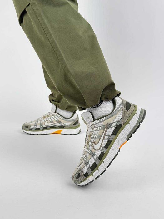 Кросівки Nike P-6000 Олива Беж (41-45) кроссовки мужские Найк п-6000