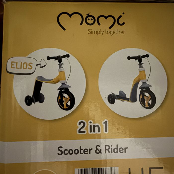 Momi Elios 2в1 беговел та самокат