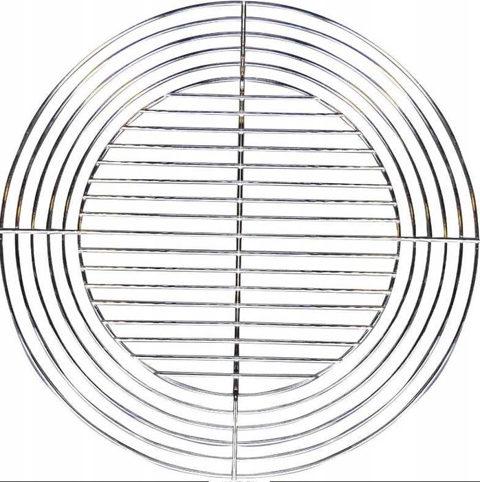 Kratka do grilla regulowana okrągła, szara, 55 x 55 x 1 cm g