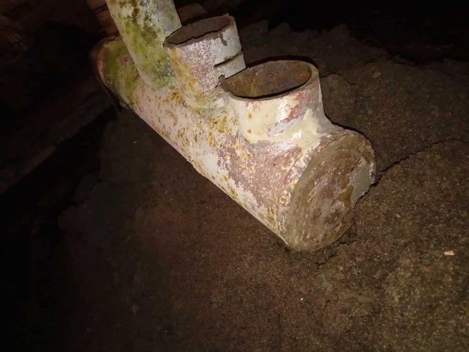 Rozdzielacz dolny stalowy fi 114mm 11,4cm na 76mm element rury 1 szt