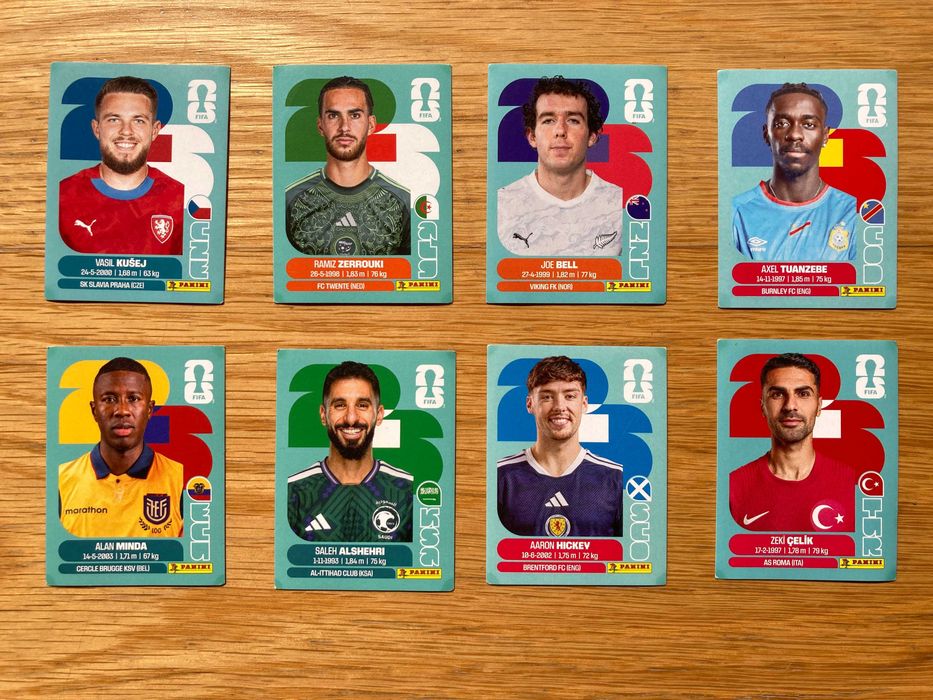 Lote 33 Cromos Panini FIFA World Cup 2026