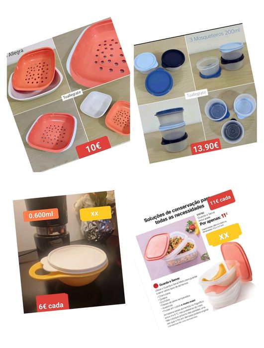 Tupperware vários