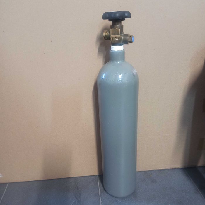 Butla akwariowa mała dwutlenek węgla do akwarium akwarystyka co2 2 kg