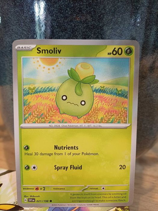 Carta Pokémon Smoliv #21
