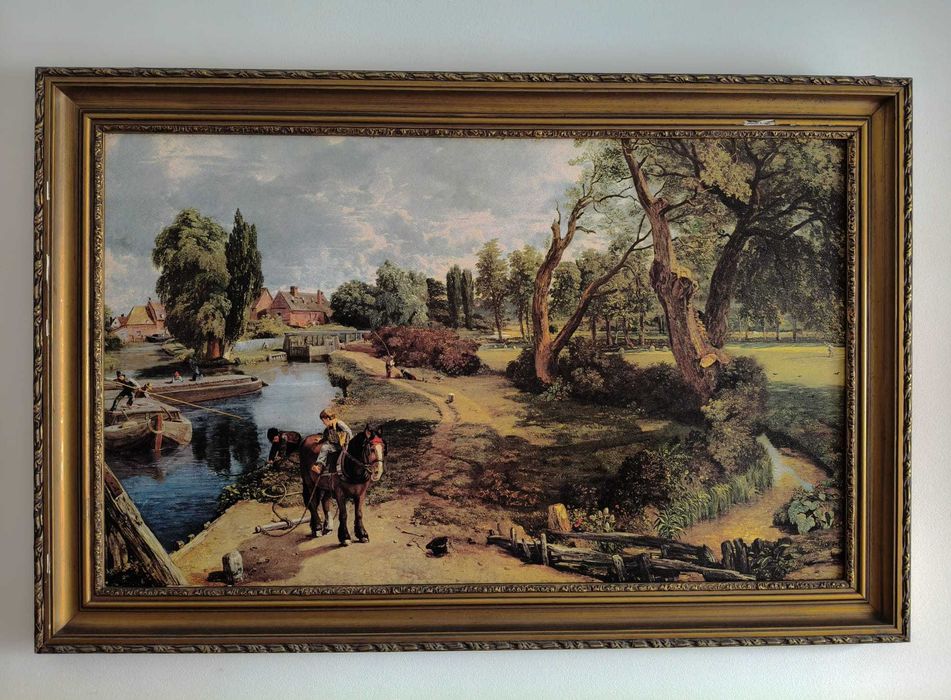 Reprodução de quadro do pintor inglês John Constable