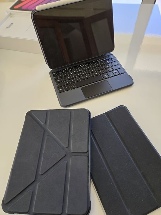 Ipad Mini 6 geração, 100% funcional com caixa, capas, pencil e teclado