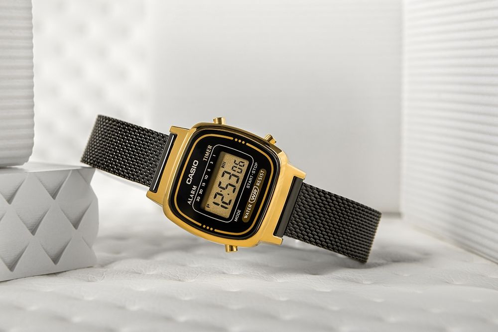 zegarek damski casio la670wemb-1df + box