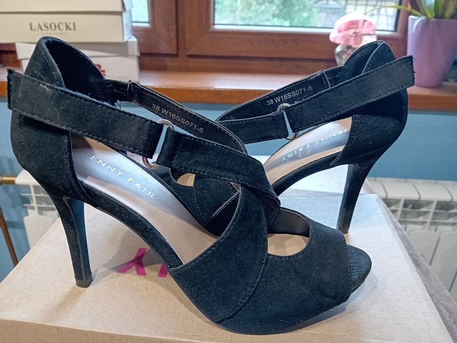 Sandały damskie czarne