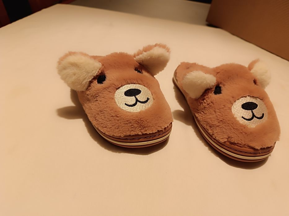 Pantufas rosa para menina tamanho 32-33