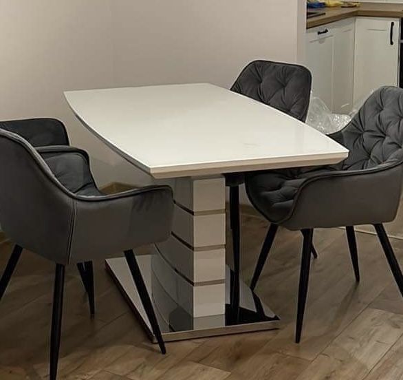 Stół Estelo rozkładany 140-180 cm szerokość 80 bialy jak nowy