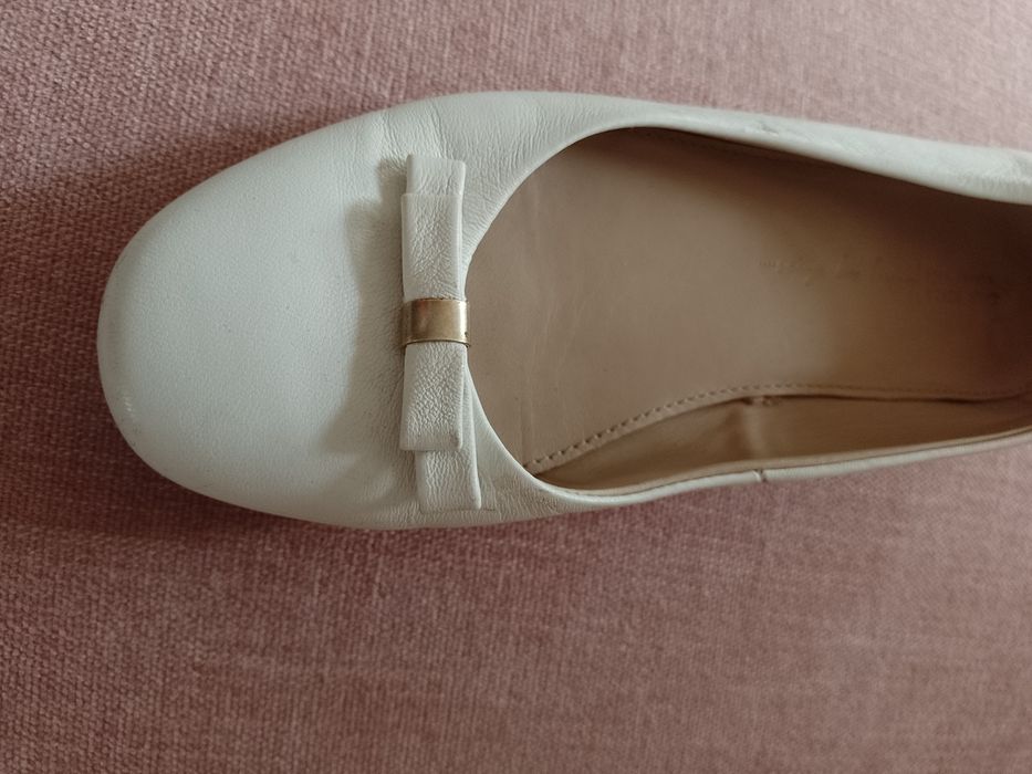 Baleriny ZARA skóra dziewczynka rozm 34