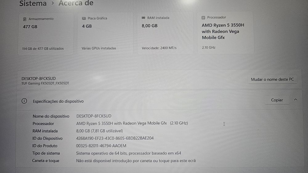 Vendo portátil Asus Gaming