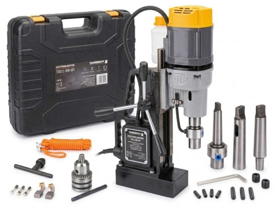 Wiertarka Powermat 2100W Magnesówka 14000N Chłodzenie Walizka