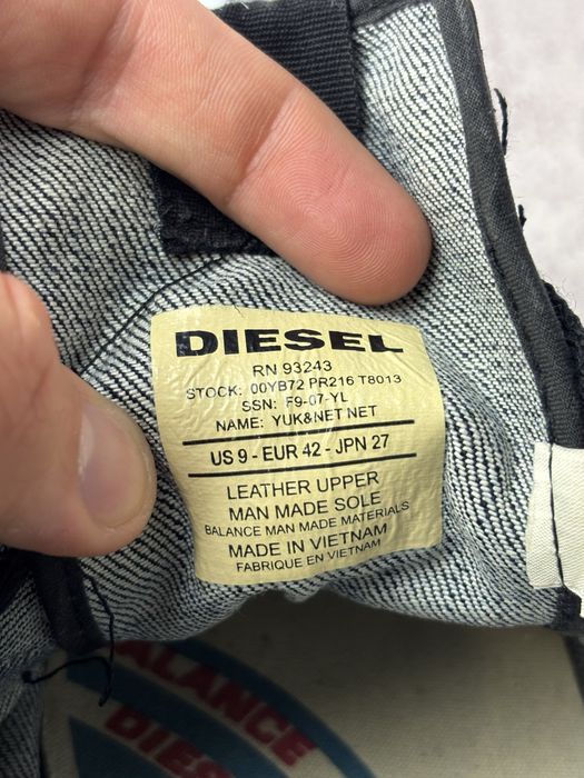 Мужские Кроссовки Diesel Rubber Canvas Оригинал