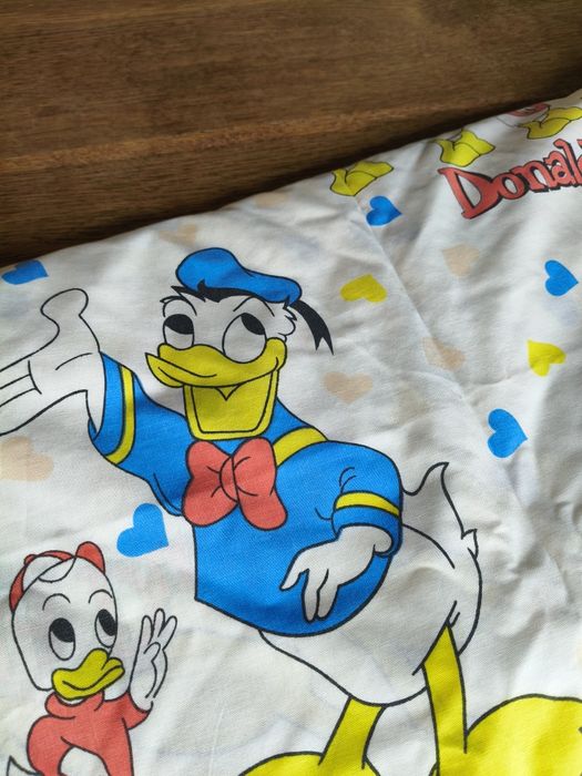 Stara poszwa na kołdrę PRL z kaczorem Donald ⁷