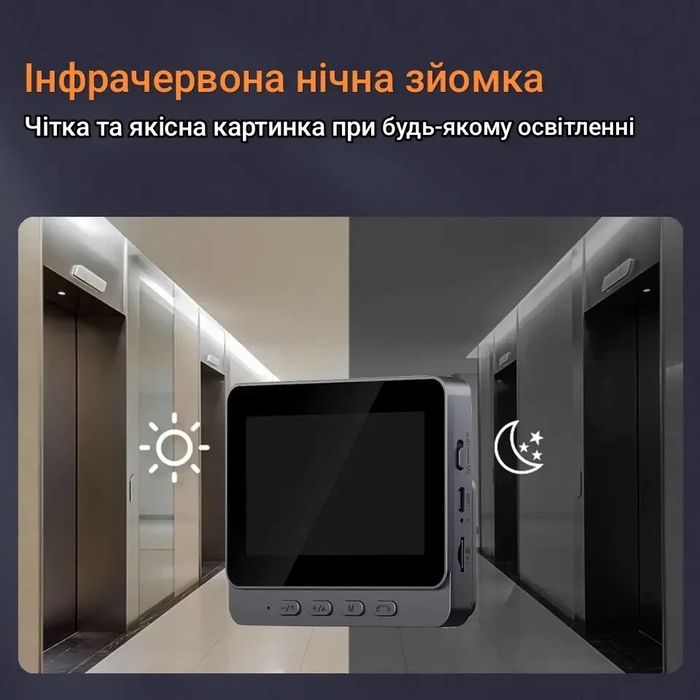 Іноваційний безпровідний відеодомофон,дзвінок на двері з камерою та екраном,видеодомофон