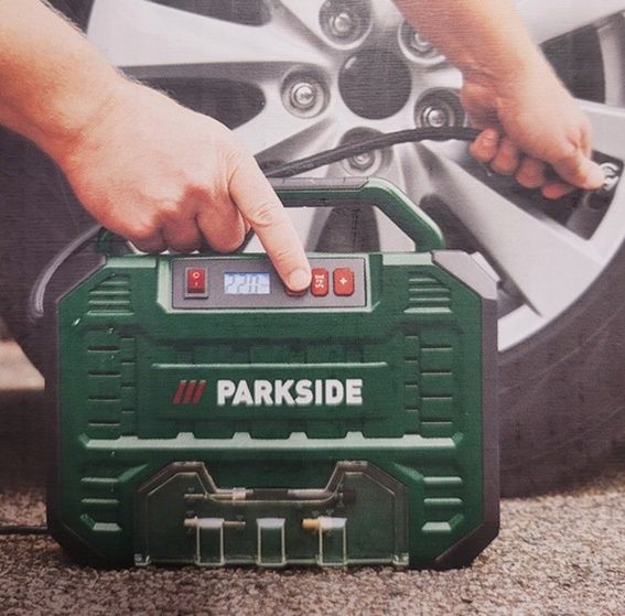 Портативный компрессор Parkside  12 В / 230 В PMK 150 A1