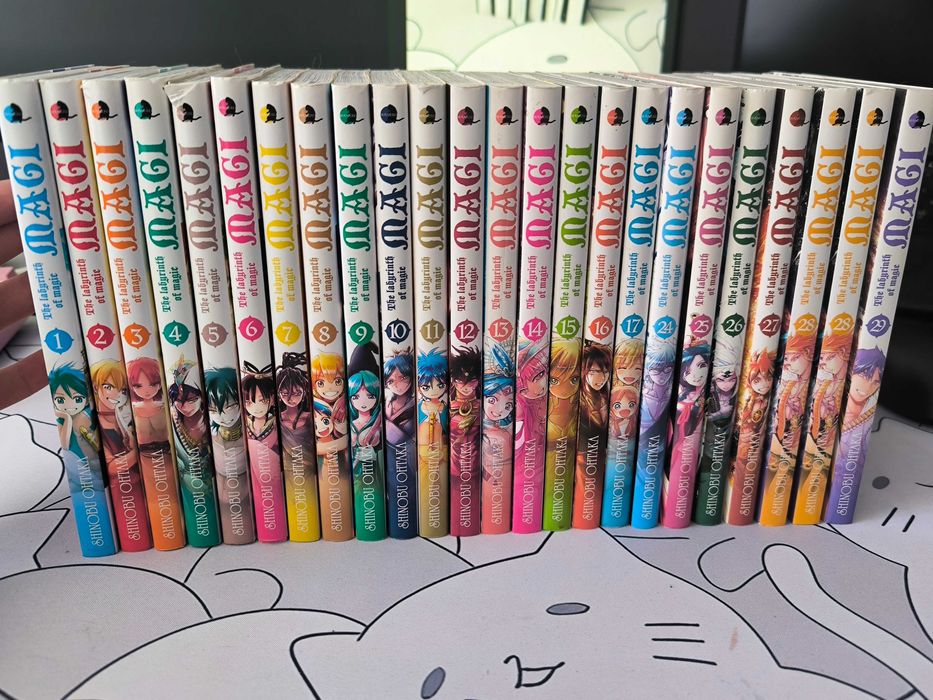 Zestaw Manga Magi Labirynt Magii 24szt