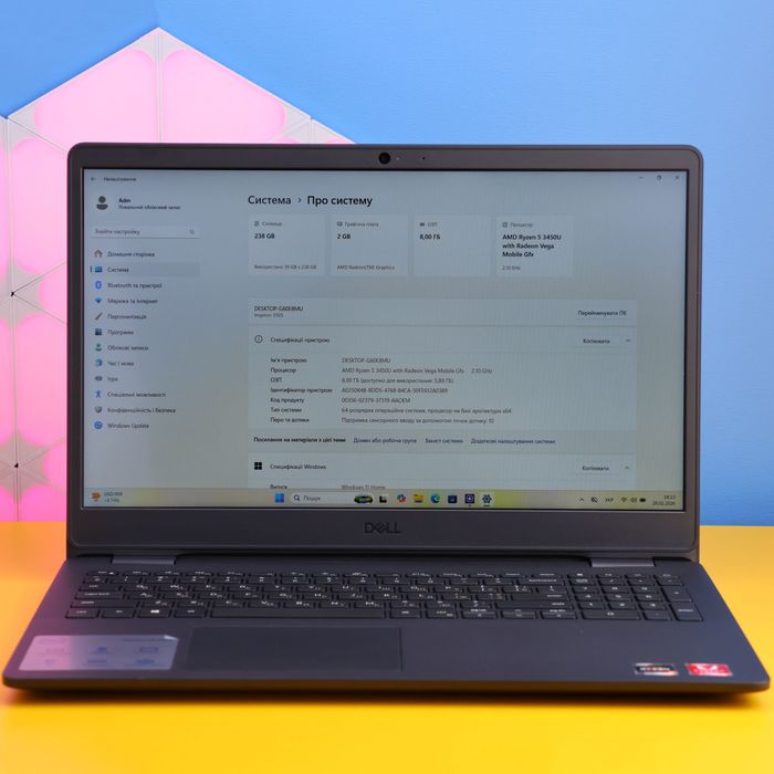 Ноутбук Dell Inspiron 15 3515 (157219) Б/У З ГАРАНТІЄЮ