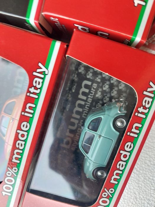 Miniaturas Fiat 500 da Brumm 1:43