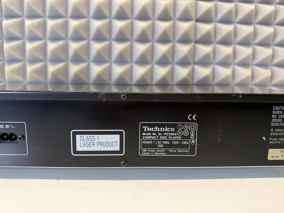 Odtwarzacz CD Technics SL PG 380 A