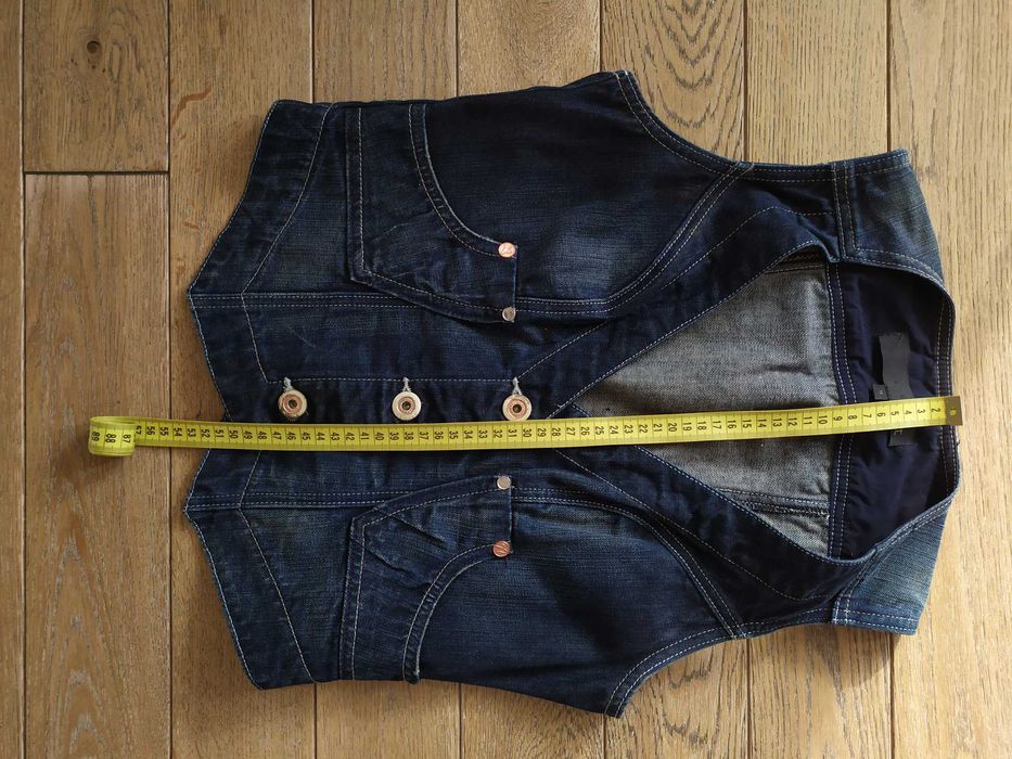 Piękna  jeansowa kamizelka z dżinsu Next M