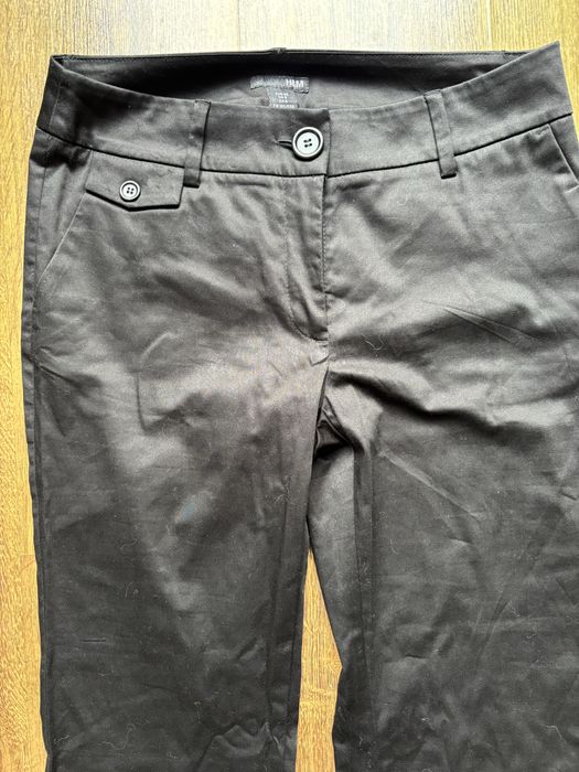 Spodnie garniturowe proste H&M rozm. 36
