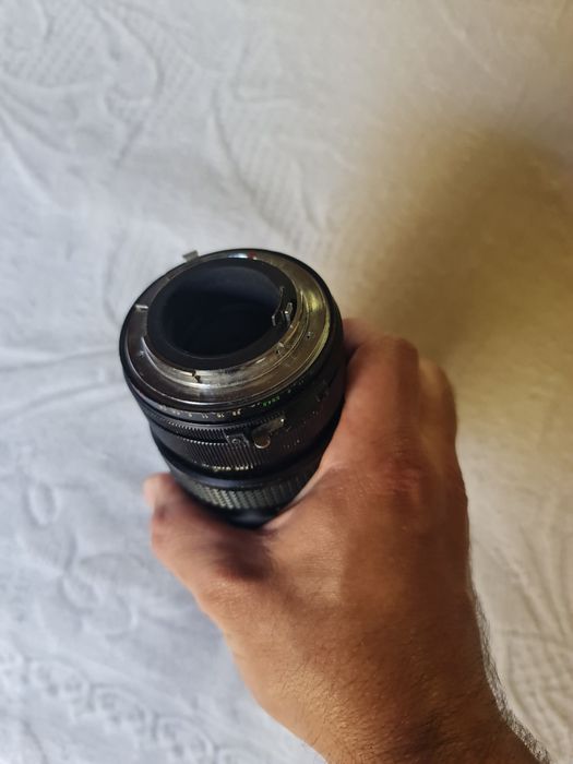 Lente analógica vivitar 100-300 para nikon