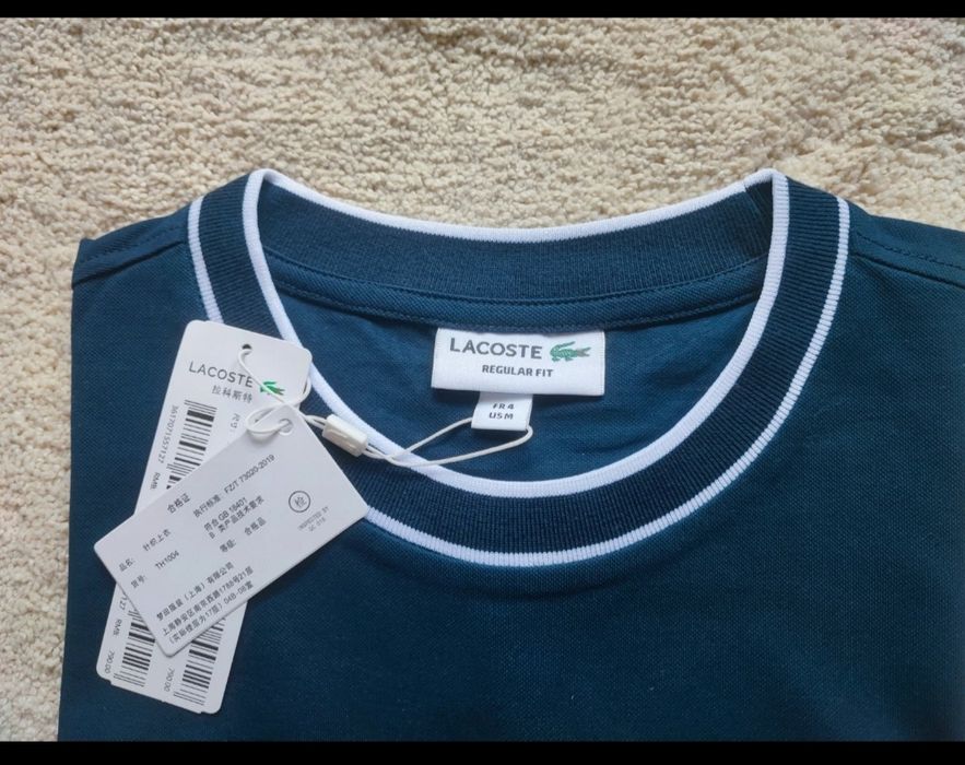 Camisola Lacoste malha Piqué Azul