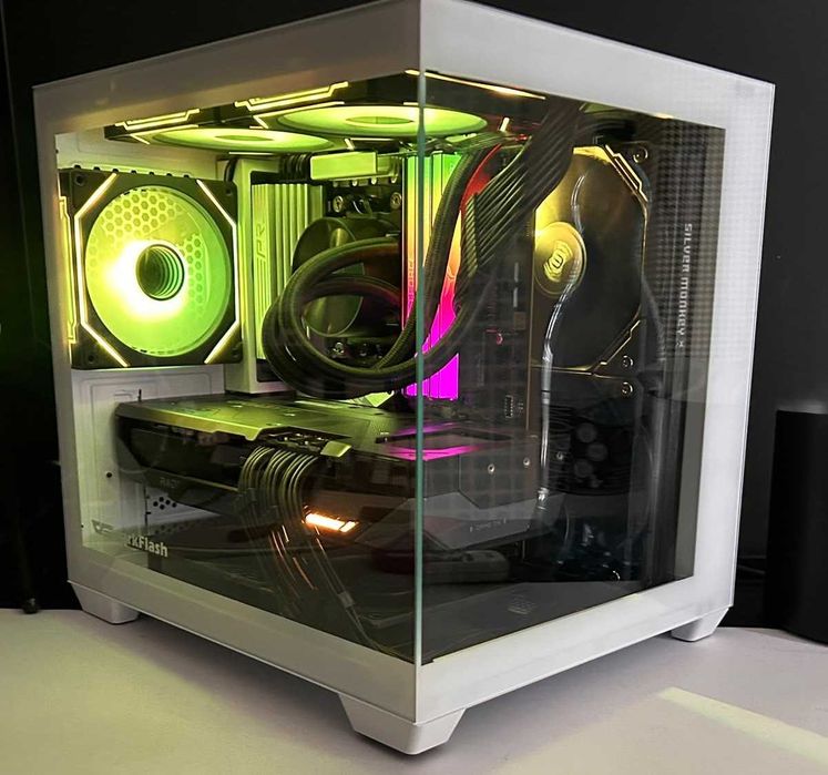 Komputer Gaimngowy AMD Radeon RX9070XT Ryzen 9800X3D AM5 Biały