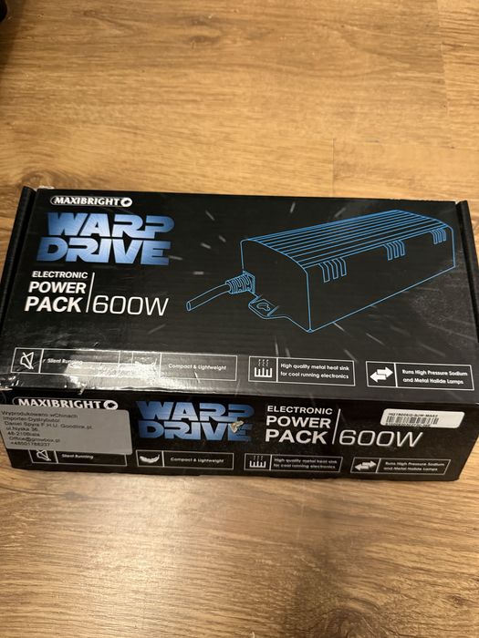 Lampa HPS zestaw zasilacz 600w Dual zarowka