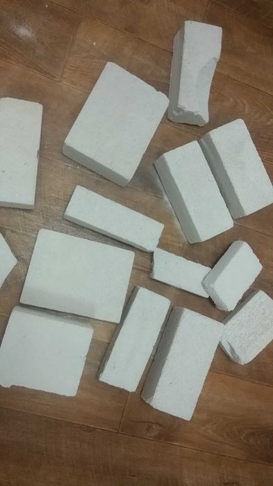 цегла кирпич легковесный белый остатки