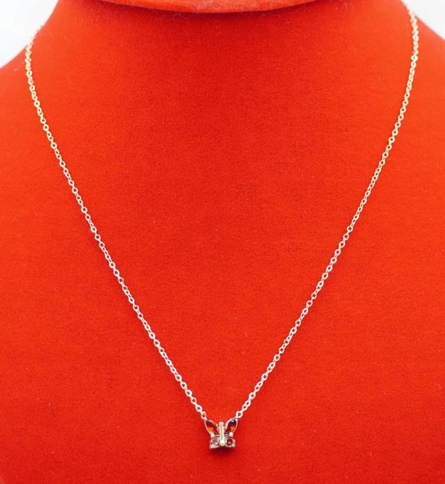 Naszyjnik motylek motyl stal nierdzewna kolor złoty