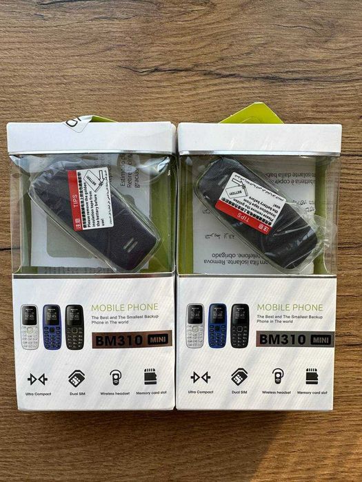 Міні мобільний телефон SERVO BM310 Black/Blue